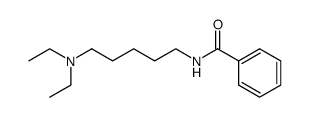 N-(5-diethylamino-pentyl)-benzamide Structure