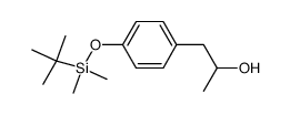 2-(4-tert-butyldimethylsiloxyphenyl)propanol Structure