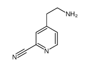 4-(2-aminoethyl)pyridine-2-carbonitrile Structure
