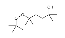 5-tert-butylperoxy-2,5-dimethylhexan-2-ol结构式