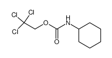 2,2,2-trichloroethyl N-cyclohexylcarbamate结构式