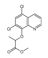 methyl 2-(5,7-dichloroquinolin-8-yl)oxypropanoate Structure