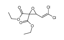 diethyl 3-(2,2-dichloroethenyl)oxirane-2,2-dicarboxylate Structure