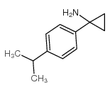Cyclopropanamine, 1-[4-(1-methylethyl)phenyl]- Structure
