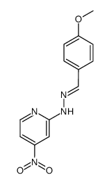 2-(2-(4-methoxybenzylidene)hydrazinyl)-4-nitropyridine结构式