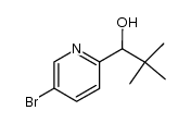 1-(5-bromo-pyridin-2-yl)-2,2-dimethyl-propan-1-ol structure