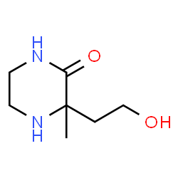 Piperazinone,3-(2-hydroxyethyl)-3-methyl- (9CI) Structure