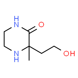 Piperazinone,3-(2-hydroxyethyl)-3-methyl- (9CI) structure