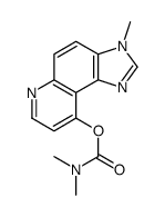 (3-methylimidazo[4,5-f]quinolin-9-yl) N,N-dimethylcarbamate结构式