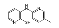3-[(5-methylpyridin-2-yl)amino]-1H-pyridine-2-thione结构式