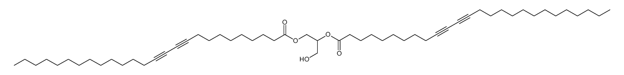 1,2-Bis(10,12-hexacosadiinoyl)glycerin Structure