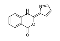 2-pyrrol-2-ylidene-1H-3,1-benzoxazin-4-one Structure