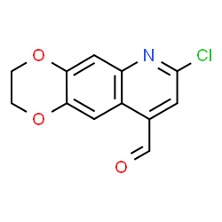 1,4-Dioxino[2,3-g]quinoline-9-carboxaldehyde,7-chloro-2,3-dihydro- picture