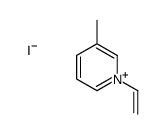 1-ethenyl-3-methylpyridin-1-ium,iodide Structure