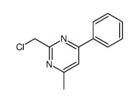 2-(chloromethyl)-4-methyl-6-phenylpyrimidine结构式