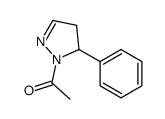 1-(3-phenyl-3,4-dihydropyrazol-2-yl)ethanone结构式