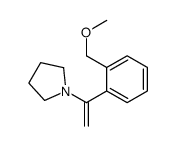 1-[1-[2-(methoxymethyl)phenyl]ethenyl]pyrrolidine Structure