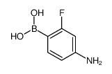 (4-amino-2-fluorophenyl)boronic acid结构式