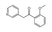 Ethanone, 1-(2-methoxyphenyl)-2-(3-pyridinyl) Structure