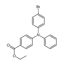 ethyl 4-(N-(4-bromophenyl)anilino)benzoate Structure