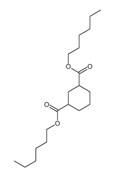 dihexyl cyclohexane-1,3-dicarboxylate Structure