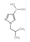 1-异丁基吡唑-4-硼酸结构式