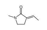 3-ethylidene-1-methylpyrrolidin-2-one结构式