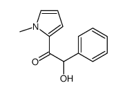 2-hydroxy-1-(1-methylpyrrol-2-yl)-2-phenylethanone结构式