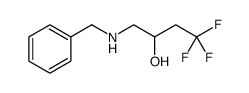 2-Butanol, 4,4,4-trifluoro-1-[(phenylmethyl)amino]结构式