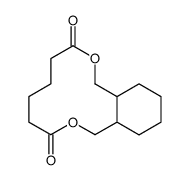 dodecahydrobenzo-2,9-dioxacyclododecin-3,8-dione Structure