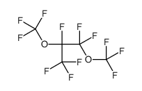 1,1,1,2,3,3-hexafluoro-2,3-bis(trifluoromethoxy)propane结构式