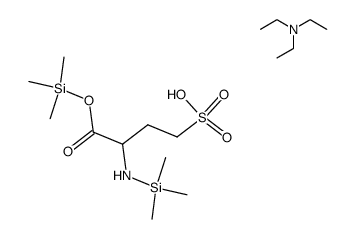 N,O-bis(trimethylsilyl)-D,L-homocysteic acid triethylammonium salt结构式