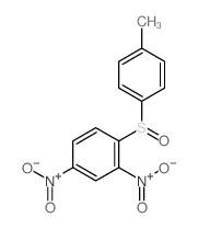 1-(4-methylphenyl)sulfinyl-2,4-dinitro-benzene structure