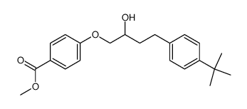 Methyl-4-[4-(4'-tert.-butylphenyl)-2-hydroxybutoxy]benzoate结构式