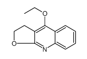Furo[2,3-b]quinoline, 4-ethoxy-2,3-dihydro- Structure