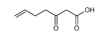 3-oxo-6-heptenoic acid结构式