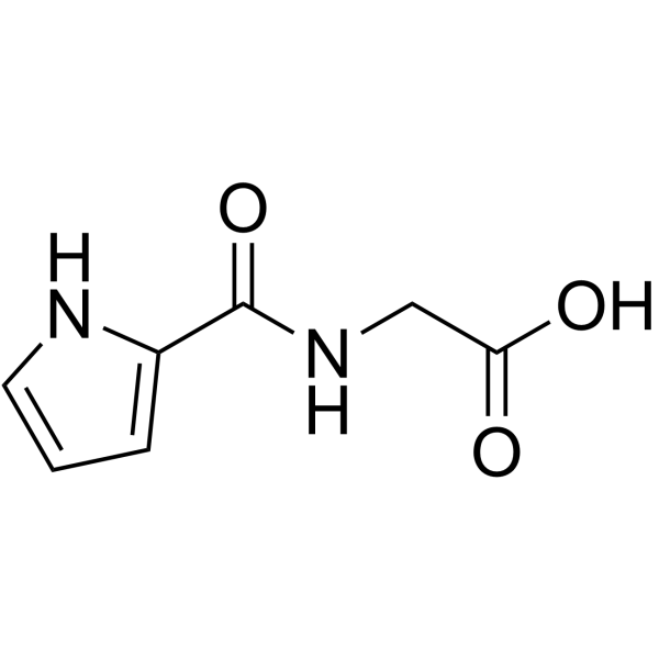 (1H-Pyrrole-2-carbonyl)glycine structure