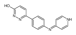3-[4-(pyridin-4-ylamino)phenyl]-1H-pyridazin-6-one结构式