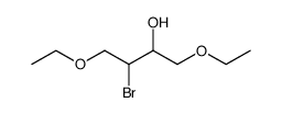 1,4-diethoxy-3-bromo-butan-2-ol结构式