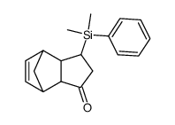 5-(Dimethylphenylsilyl)<5.2.1.02,6>dec-8-en-3-one Structure