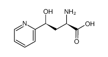 (2R,4S)-2-Amino-4-hydroxy-4-pyridin-2-yl-butyric acid Structure