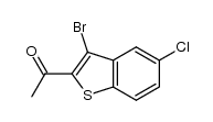 1-(3-bromo-5-chlorobenzo[b]thiophen-2-yl)ethanone结构式