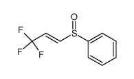 (Z)-3,3,3-trifluoro-1-propenyl phenyl sulfoxide Structure
