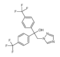 2-(1,2,4-triazol-1-yl)-1,1-bis[4-(trifluoromethyl)phenyl]ethanol结构式