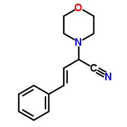 4-Morpholineacetonitrile, α-styryl-结构式