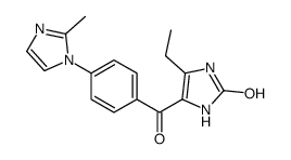 4-ethyl-5-[4-(2-methylimidazol-1-yl)benzoyl]-1,3-dihydroimidazol-2-one Structure