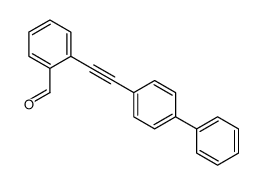 2-[2-(4-phenylphenyl)ethynyl]benzaldehyde Structure