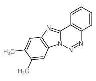 9,10-dimethylbenzimidazolo[1,2-c][1,2,3]benzotriazine Structure