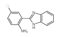 Benzenamine,2-(1H-benzimidazol-2-yl)-4-chloro- structure