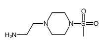 2-(4-(Methylsulfonyl)piperazin-1-yl)ethanamine Structure